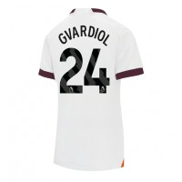 Manchester City Josko Gvardiol #24 Vonkajší Ženy futbalový dres 2023-24 Krátky Rukáv